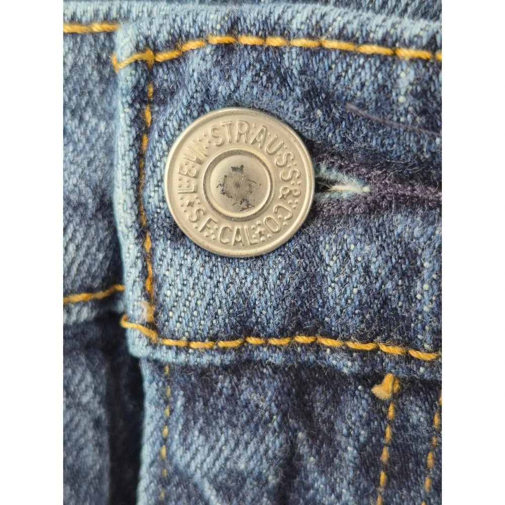 Levi's 505 Regular Fit Jeans Men's 34x32 Blue Straight Leg Medium Wash